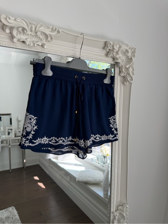 Michael Kors Pants - MICHAEL Michael Kors Navy Blue Drawstring Shorts
